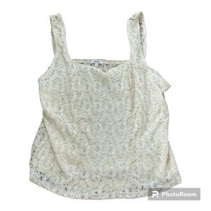 Vintage Y2K 2000’s Nicola lace top with a few small stains